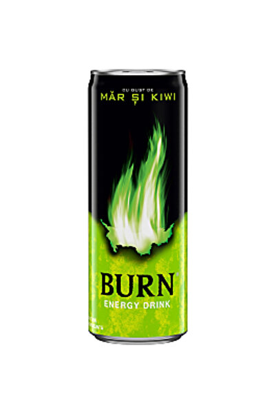 Burn Băutură energetică Apple Kiwi, 0,25 L