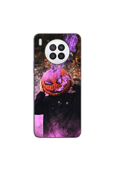 OEM Husa compatibila cu Huawei Nova 8i Silicon Gel Tpu Model Halloween Cap Do...