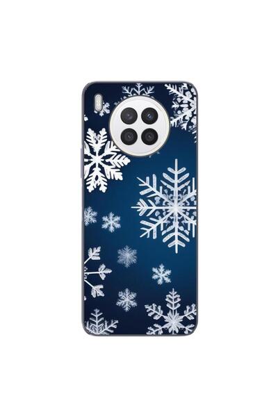 OEM Husa compatibila cu Huawei Nova 8i Silicon Gel Tpu Model Fulgi de Nea