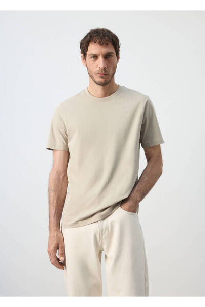 MANGO Man 180gsm slim fit tişört