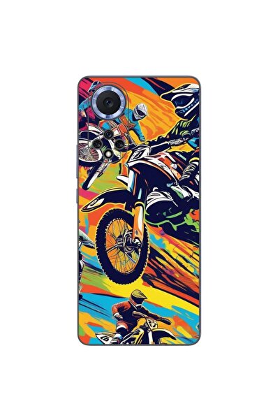 OEM Husa compatibila cu Huawei Nova 9 Silicon Gel Tpu Model Motocross Pop Art
