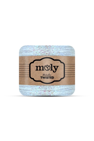 Moly Twisted Mettalik Çanta Supla Runner Metalik Sim Ip 250gr | 350 Beyaz |