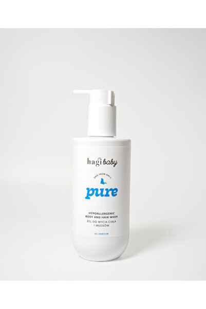 Hagi Cosmetics Gel de spălare hipoalergenic pentru corp și păr Baby Pure, 300ml