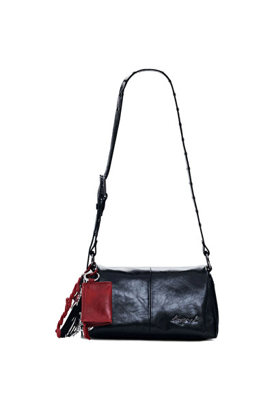 Desigual μαύρη τσάντα ώμου GALAXY NARON 26SAXP87