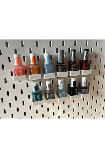 DU&ER 1 Unit of Skadis Nail Polish Organizer |   Pegboard Compatible Nail Polish Wall Holder and Nail Polish Rack