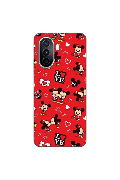 OEM Husa compatibila cu Huawei Nova Y70 Silicon Gel Tpu Model Mickey Love Pat...