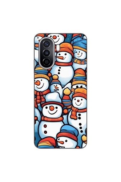 OEM Husa compatibila cu Huawei Nova Y70 Silicon Gel Tpu Model Snowman Pattern