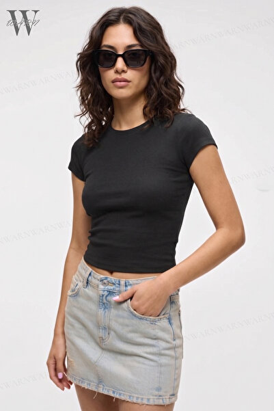 warn Women's Round Neck Watermelon Sleeve Lycra Fabric Body T-Shirt Summer