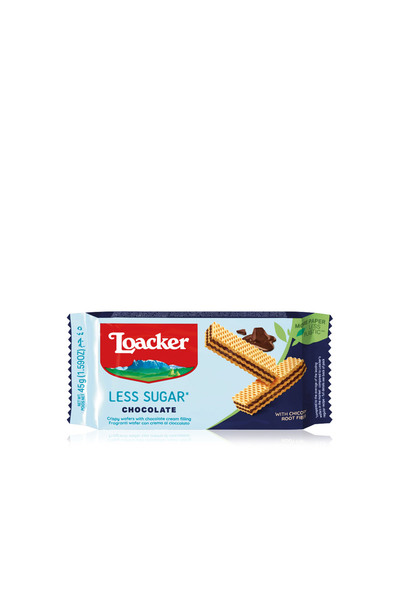 Loacker LESS SUGAR CHOCOLATE 25X45G