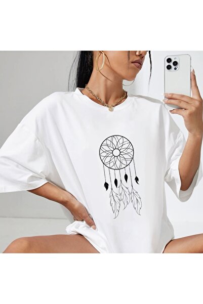 bellanova Unisex Oversize T-shirt με στάμπα Streetwear Άνετη εφαρμογή Daily P...