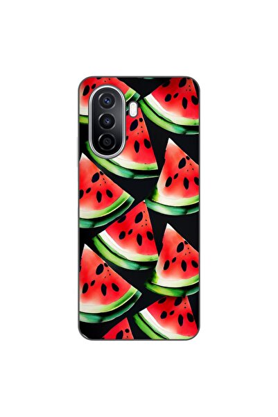 OEM Husa compatibila cu Huawei Nova Y70 Silicon Gel Tpu Model Watermelon Slices