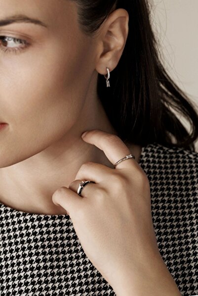 Lisa&Co. Inel Argint Happily Ever After M54 / Argint placat cu rodiu / Zircon