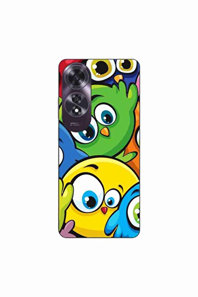 OEM Husa compatibila cu Oppo A60 4G Silicon Gel Tpu Model Bufnite Colorate