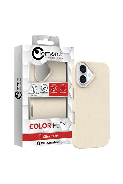 lemontti Husa Biodegradabila Multiple Color Wheat MagSafe iPhone 16 Bej