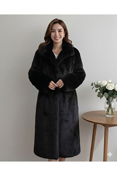 DAY BY DAY Luxury Elegant Multi Colors Available Thick Warm Long Fur Jacket (...