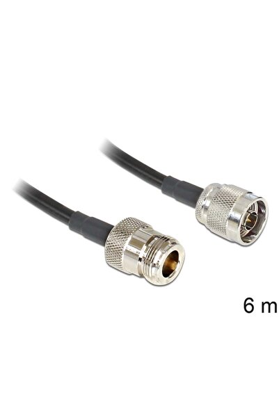 DELOCK Cablu HF, conector N tată la conector N mamă, LMR195 cu pierderi reduse 6