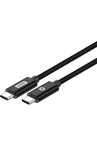 CONCEPTRONIC Cablu USB-C3.1->C 240W/QC 480Mbs 1.20m sw