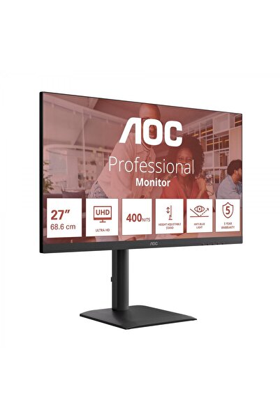 Aoc 68,6cm (27") U27E4CV 16:09 2xHDMI+DP+USB-C Lift Spk. bl
