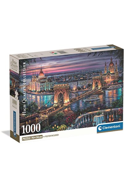 CLEMENTONI Puzzle 1000 Lumini de pe Dunărea