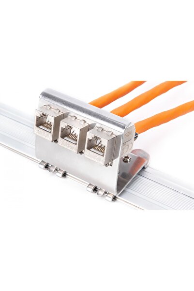 Digitus Adaptor pentru șine de cablu pentru 3 module Keystone
