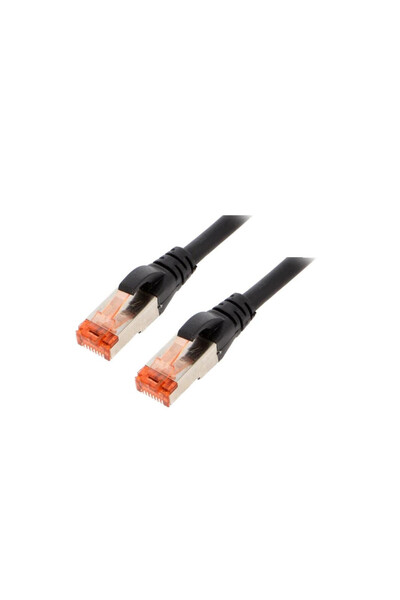 Digitus Patch cord S/FTP 6 linka Cu LSZH czarny 10m 27AWG DK-1644-100/BL