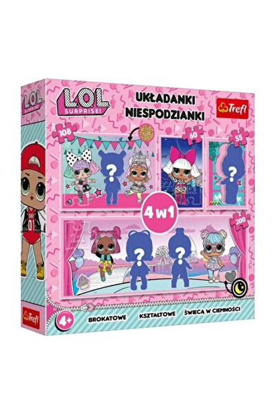 Trefl PUZZLE 4 în 1 LOL /MGA 93306