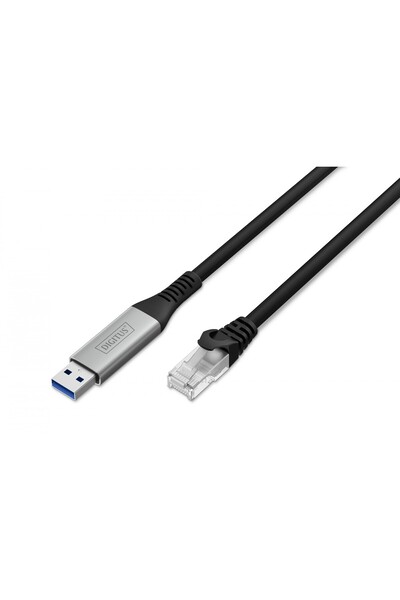 Digitus USB 3.2.RJ45 Ethernet Kabel 1Gbit/s 10 m