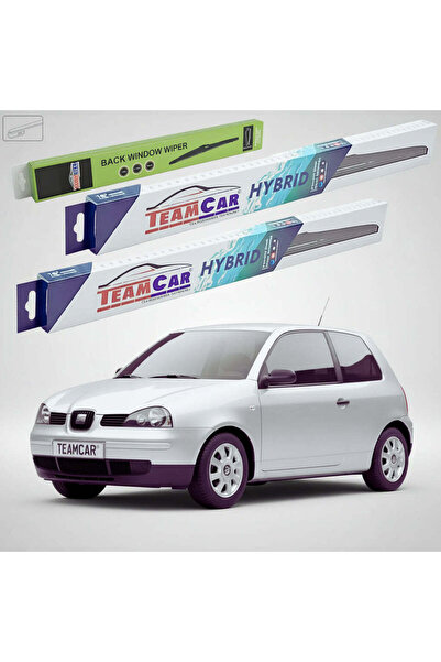 TEAMCAR Υαλοκαθαριστήρες Seat Arosa 6H 1999-2004 |   Εμπρός και Πίσω Υβριδικό...