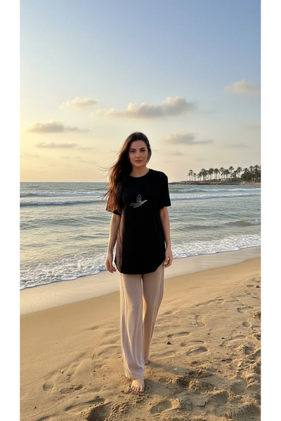 qmash Short Sleeve T-Shirt 4307 Black