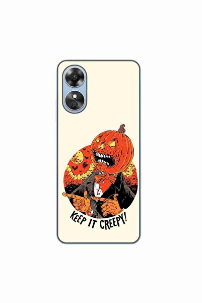 OEM Husa compatibila cu Oppo A17 Silicon Gel Tpu Model Halloween Keep it Creepy