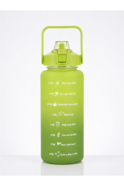 fitmart 2 Lt Motivational Sports Water Bottle Bpa Free