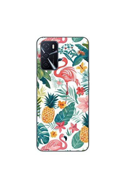 OEM Husa compatibila cu Oppo A16 Silicon Gel Tpu Model Tropical Pattern