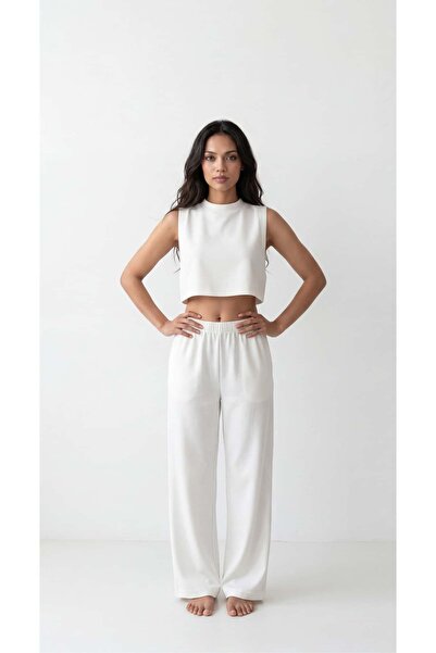 Siyukata Premium Blouse Wide Leg Double Set