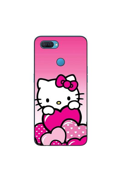 OEM Husa compatibila cu Oppo A12 Silicon Gel Tpu Model Hello Kitty Pink Hearts