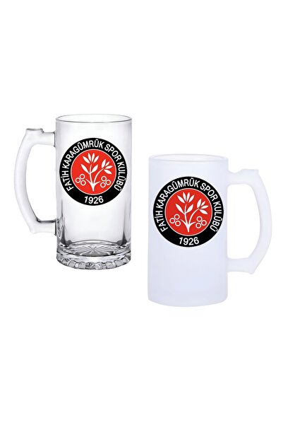 Ghostbastır Fatih Karagümrük Sports Beer Glass with Handle, Available in Fros...