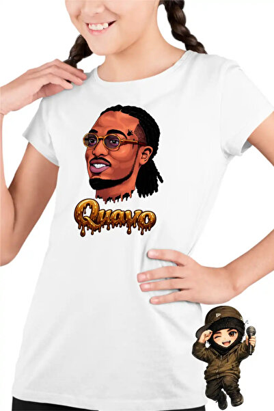 OEM Tricou Copii Fete Quavo Party Rap Trap Vibe