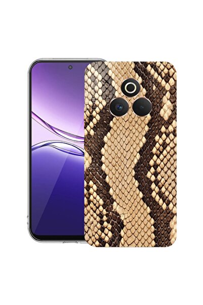 bestcase ¬Æ Husa pentru Realme P3 Pro cu Design Snake Skin Pattern, Clear Sli...