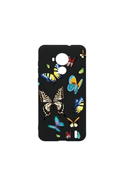 bestcase Λεπτή Θήκη Σιλικόνης 0.8MM, Συμβατή με Nokia C30, Όμορφες Πολύχρωμες...