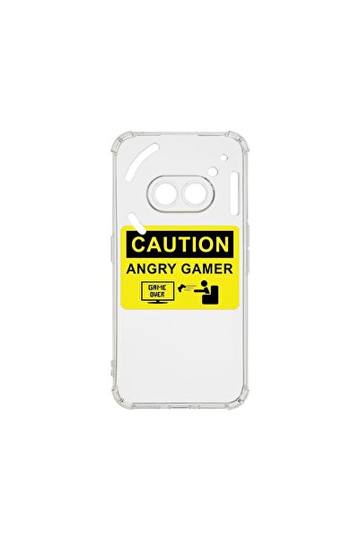bestcase ¬Æ Husa Anti Shock 1.5MM, Compatibila Cu Nothing Phone 2a, Angry Gam...