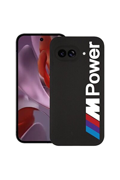 bestcase Калъф за Google Pixel 9a, BMW M Power, тънък силиконов 0.8 мм, ударо...