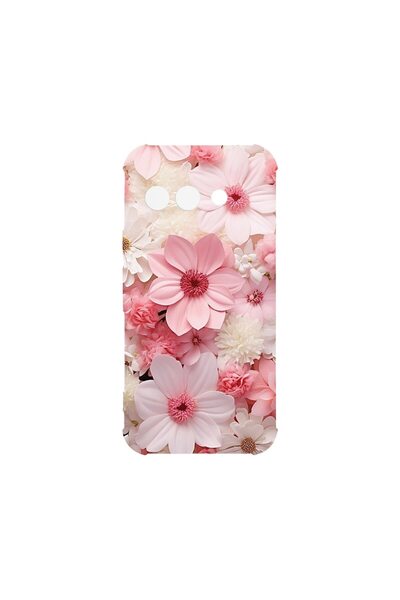 bestcase Калъф за Google Pixel 9a, BestCase® Anti Shock 1.5MM, Розова и бяла ...