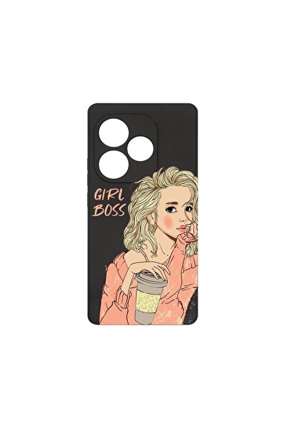 bestcase Husă Premium din Silicon, Compatibilă cu Realme GT 6, Girl Boss, Sub...