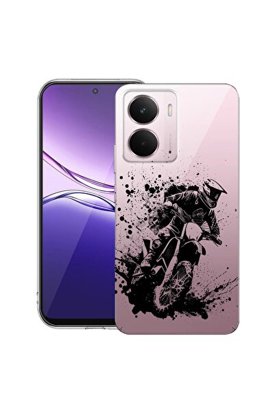 bestcase ¬Æ Husa pentru Realme P3 cu Design MotoCross, Clear Slim Silicon, An...