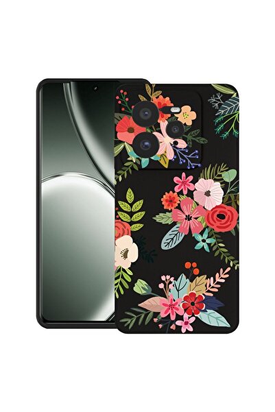 bestcase Husă pentru Realme GT 7 Pro, Silicon subțire premium de 1.2MM, Flori...