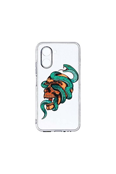 bestcase Husa BestCase¬Æ Clear Silicon 2MM, Compatibila Cu Realme C33, Skull,...