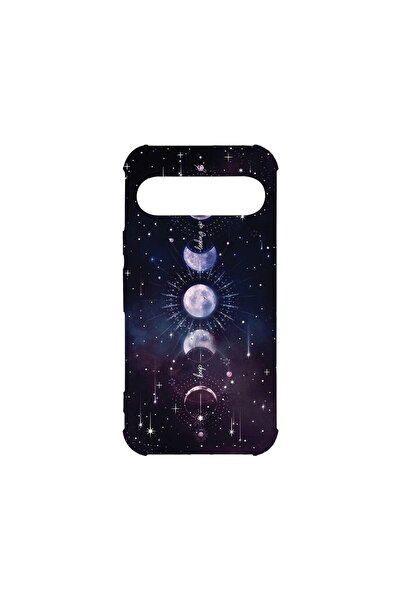 bestcase Husă Antișoc 1.5MM, Compatibilă cu Google Pixel 9 Pro, Fazele lunii,...