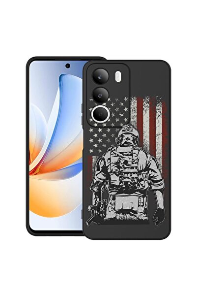 bestcase Θήκη για Realme C71 με σχέδιο Αμερικανού Στρατιώτη, TPU Ματ Εξαιρετι...