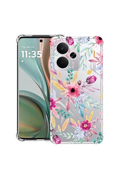 bestcase Husă Antișoc Compatibilă cu Poco M7 Pro 5G, cu Design Happy Flowers,...