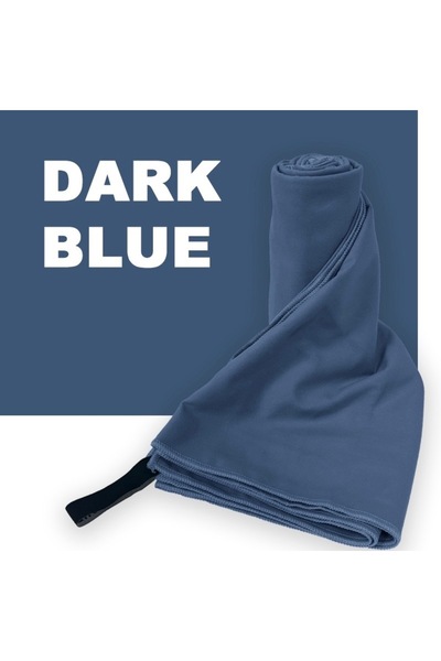 Choice24 40x80cm navy blue Microfiber Workout Towels For GYM Sweat Quick Dry ...