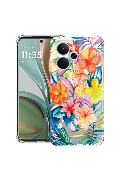 bestcase Αντικραδασμική θήκη συμβατή με Poco M7 Pro 5G, με σχέδιο ανθισμένων ...
